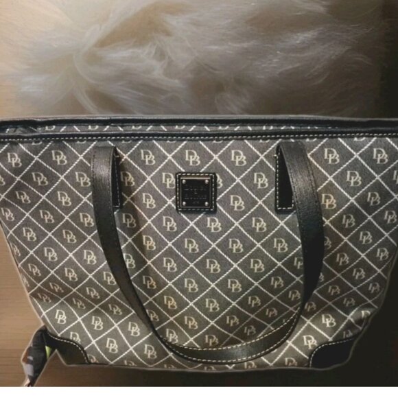 Dooney & Bourke Charleston Tote width 16", height 10" - Picture 7 of 14